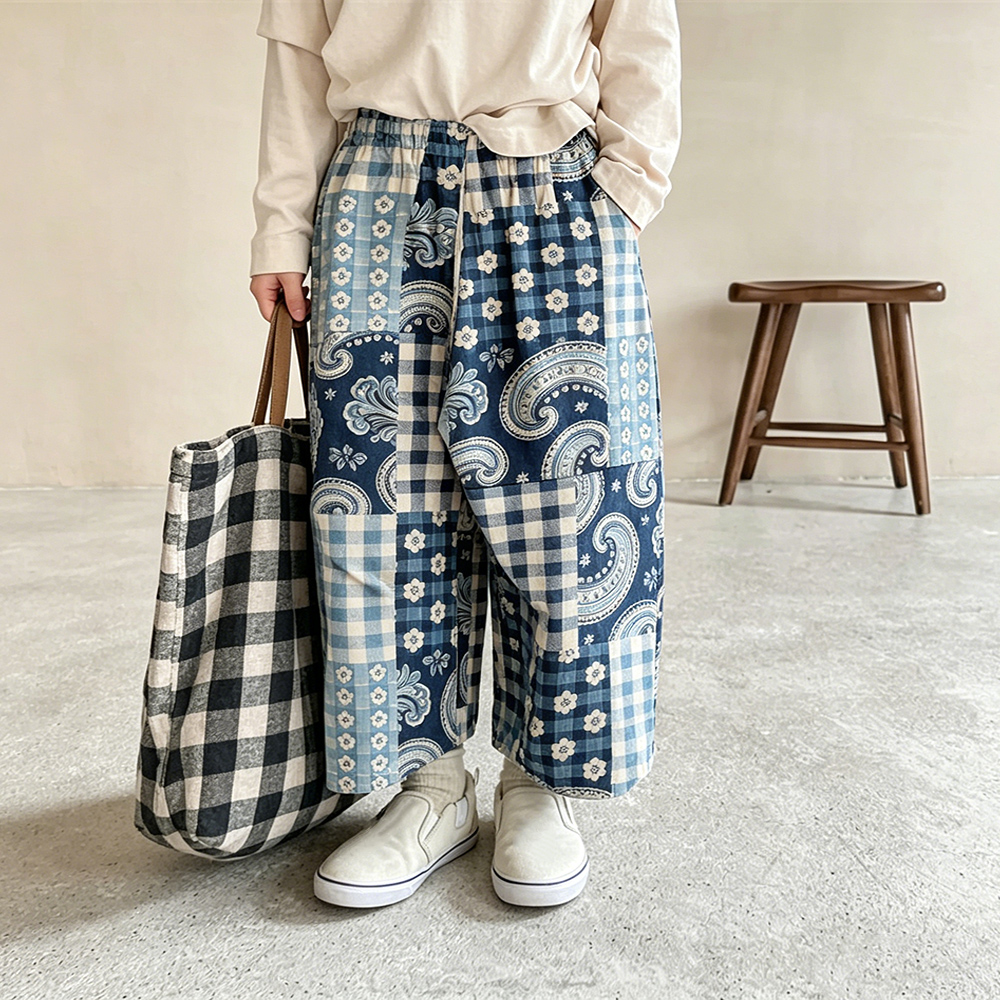 Baby & Kids Paisley Florals Print Pants
