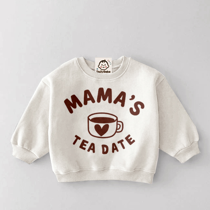 MAMA'S TEA DATE Baby & Kids Lobster Sweatshirt