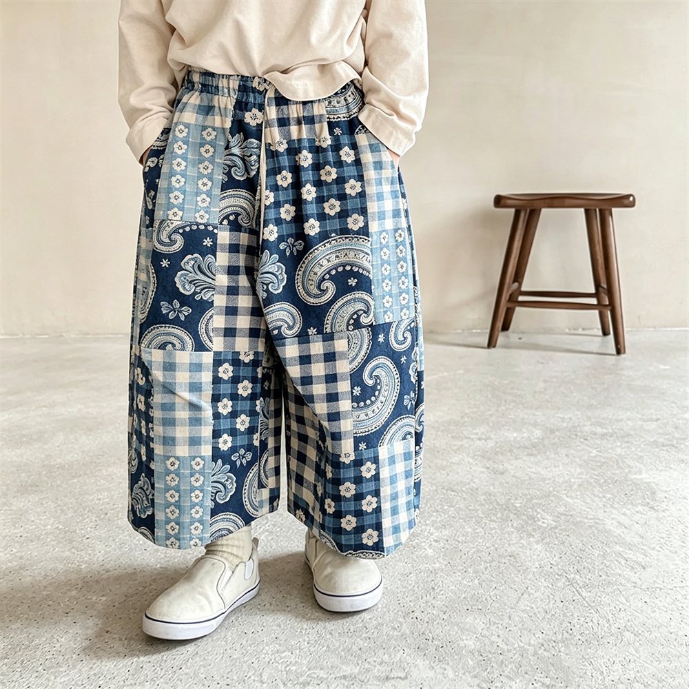 Baby & Kids Paisley Florals Print Pants