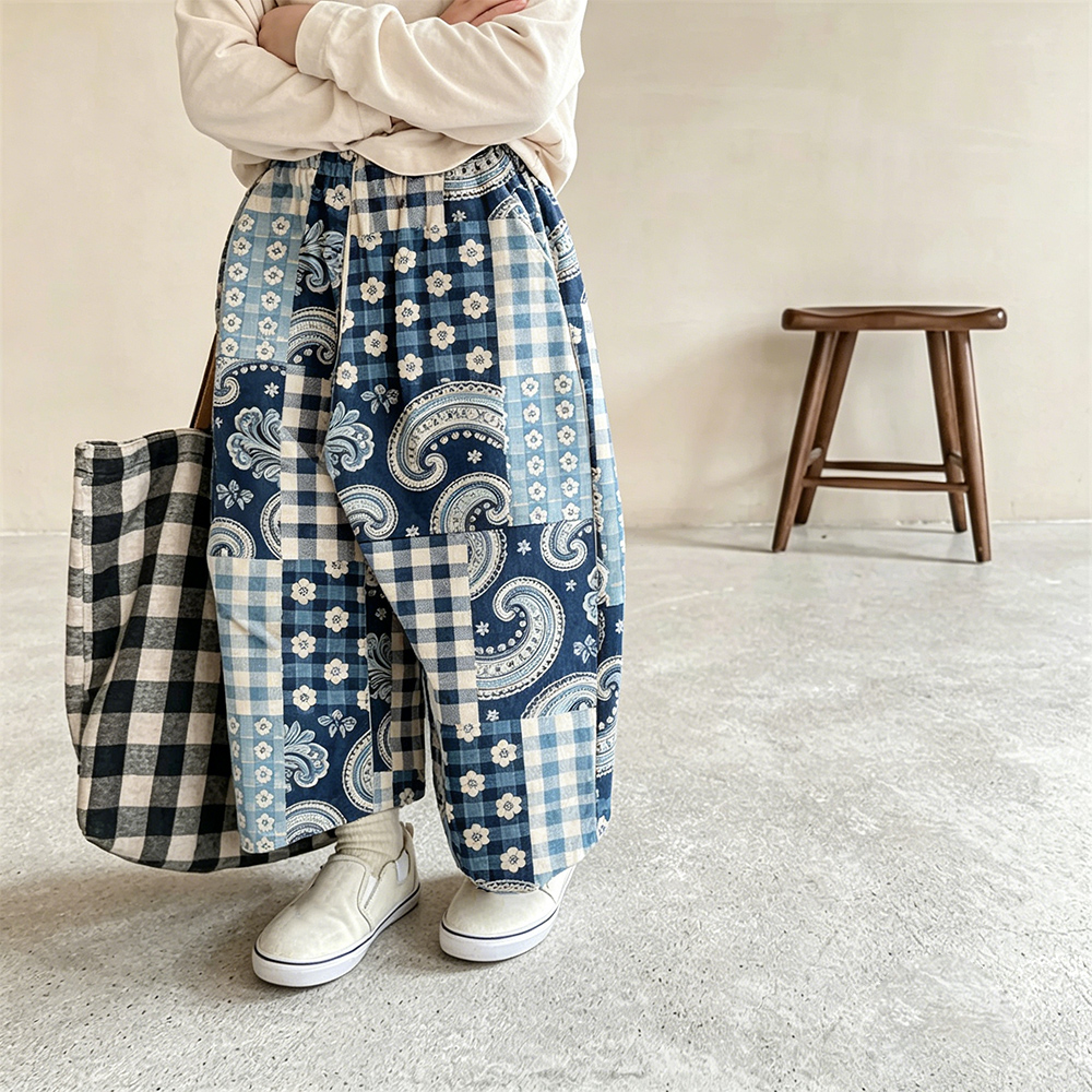 Baby & Kids Paisley Florals Print Pants