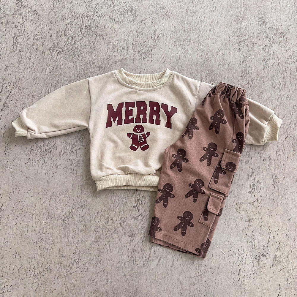 MERRY Baby Toddler Gingerbread 2-Piece Set