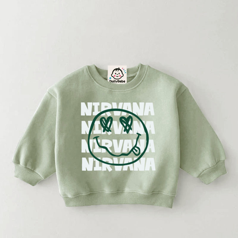 NIRVANA Baby & Kids Smiley Sweatshirt