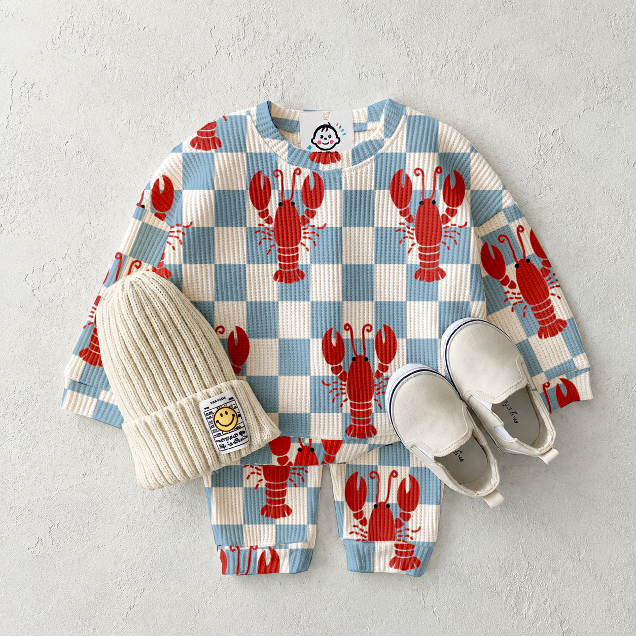 Baby Lobster Waffle 2-Piece Set