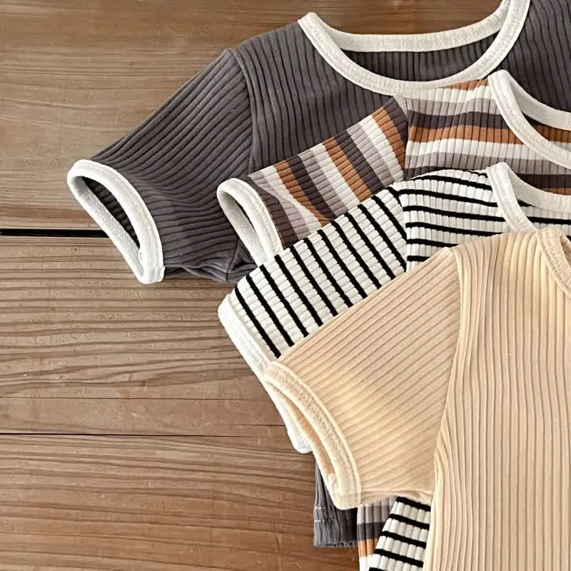 Baby 2-Piece Lovely Striped Basic Set
