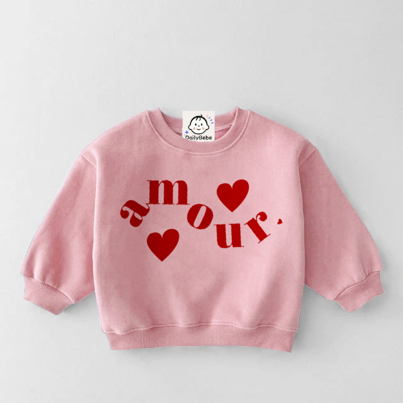 AMOR Baby & Kids Heart Sweatshirt