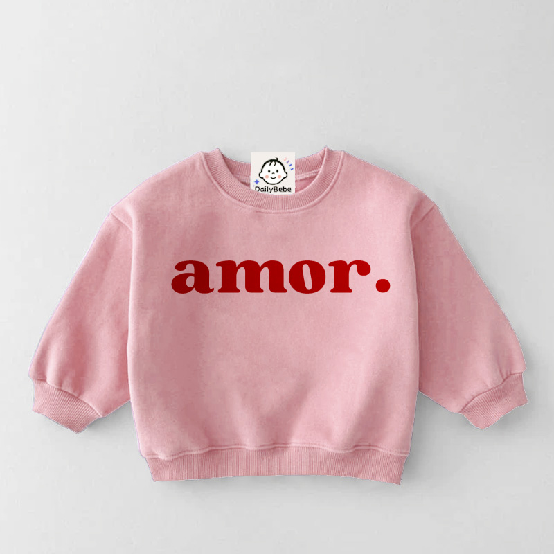 AMOR Baby & Kids Slogan Sweatshirt