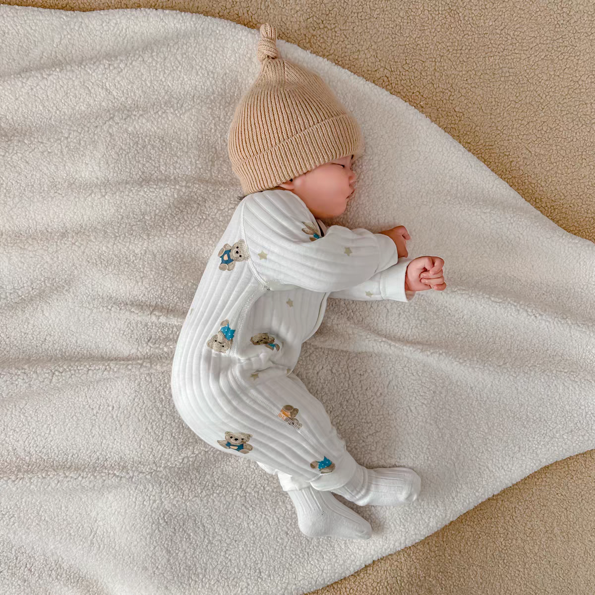 Baby Bear Kimono Romper