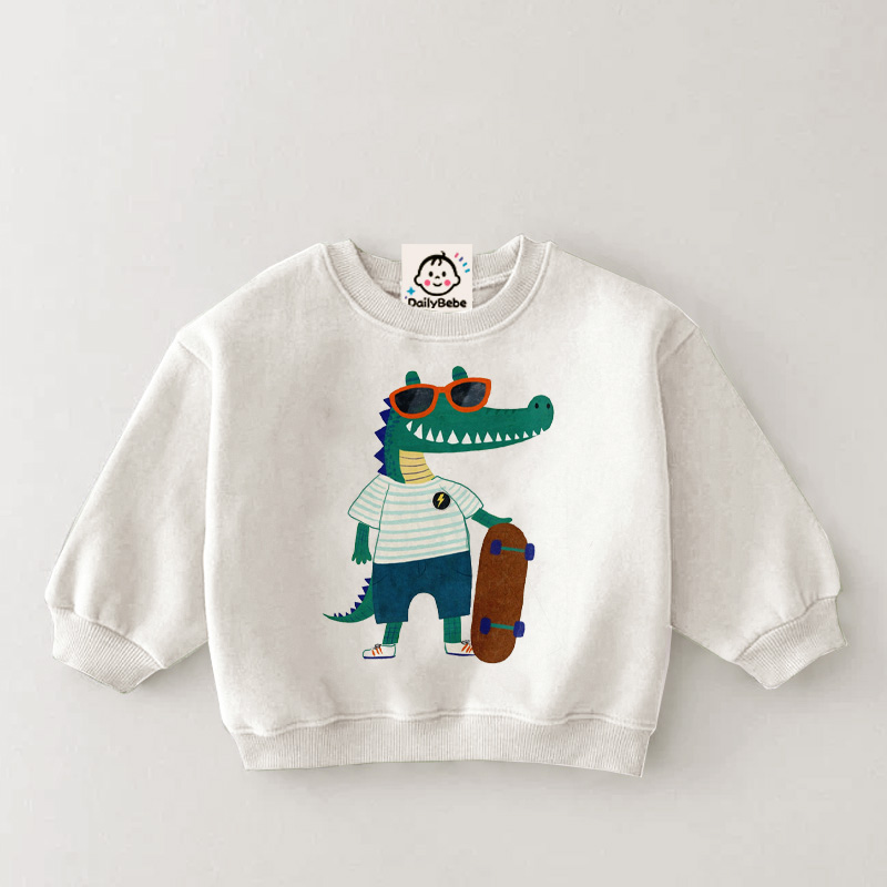 Baby & Kids Dinosaur Skateboard Sweatshirt