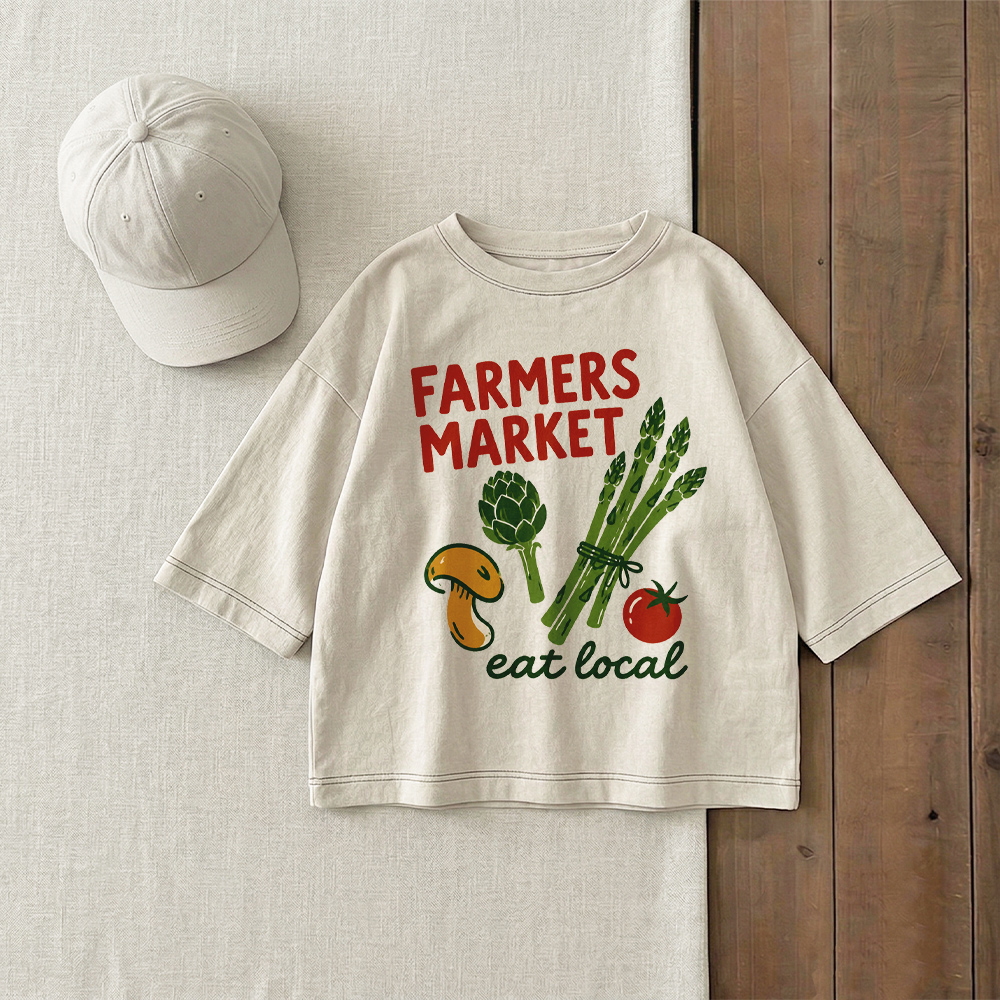 FARMERS MARKET Baby & Kids Vegetable T-Shirt (6M-12Y)
