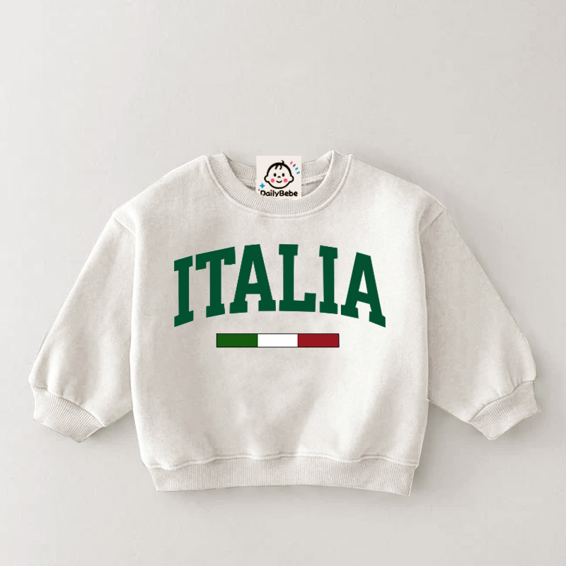 ITALIA Baby & Kids Slogan Sweatshirt