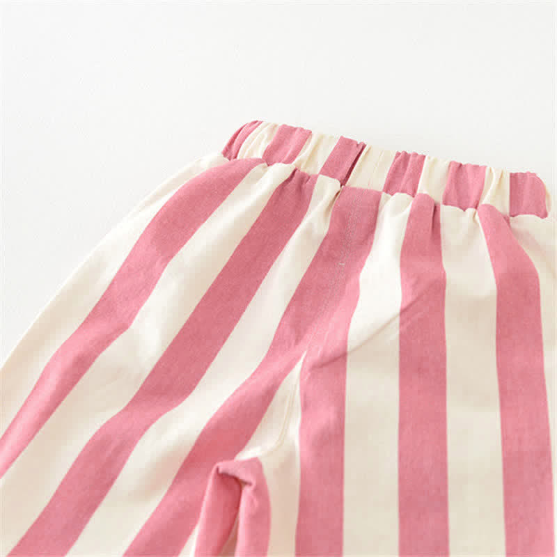 Vertical Striped Casual Pants