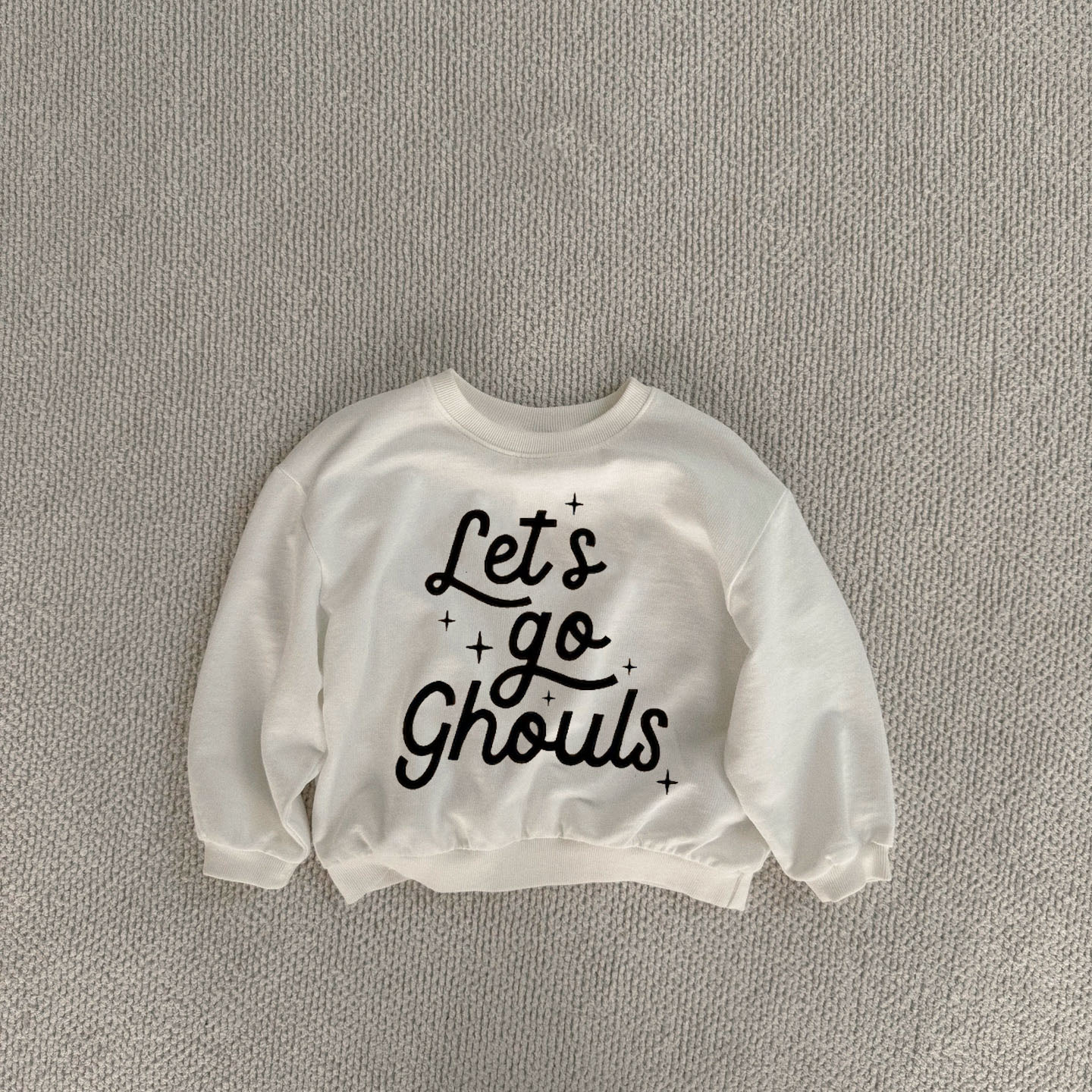 LET'S GO GHOULS Baby & Kids Pattern Sweatshirt