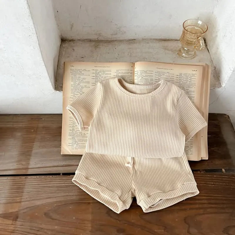 Baby 2-Piece Lovely Striped Basic Set