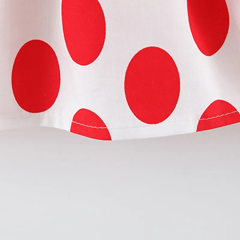 Baby Big Polka Dot Dress with Hat