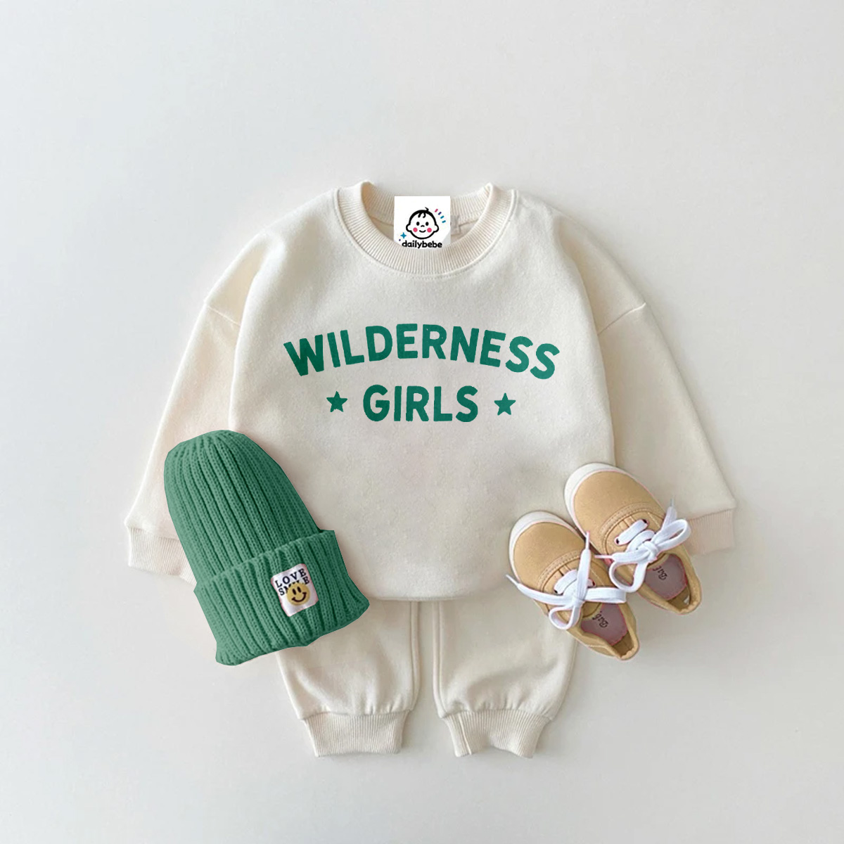 Baby Toddler Alphabet 2-Piece Sweatshirt Set