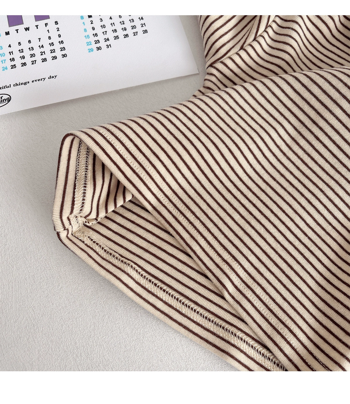 Baby Khaki Stripe T-Shirt