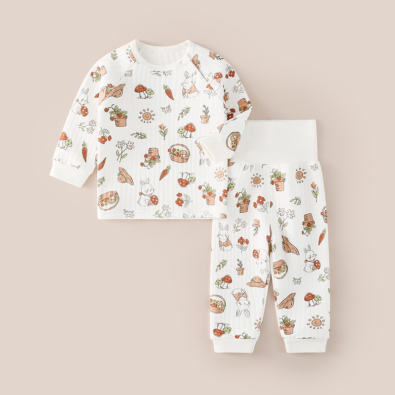Toddler 2 Piece Garden Quilted Pajamas Set 