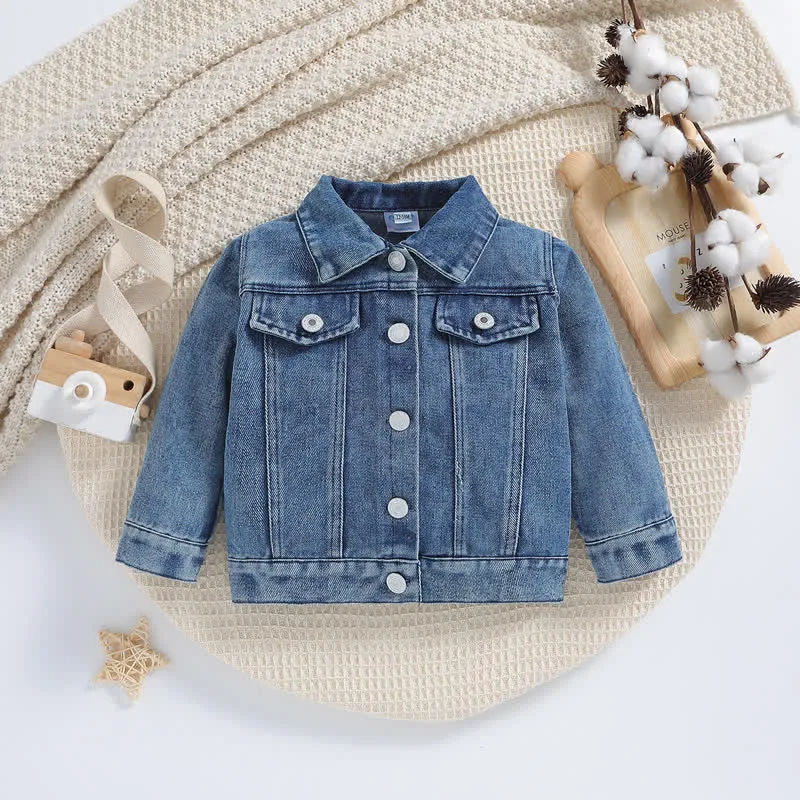 Baby Toddler Girl Denim Sister Jacket