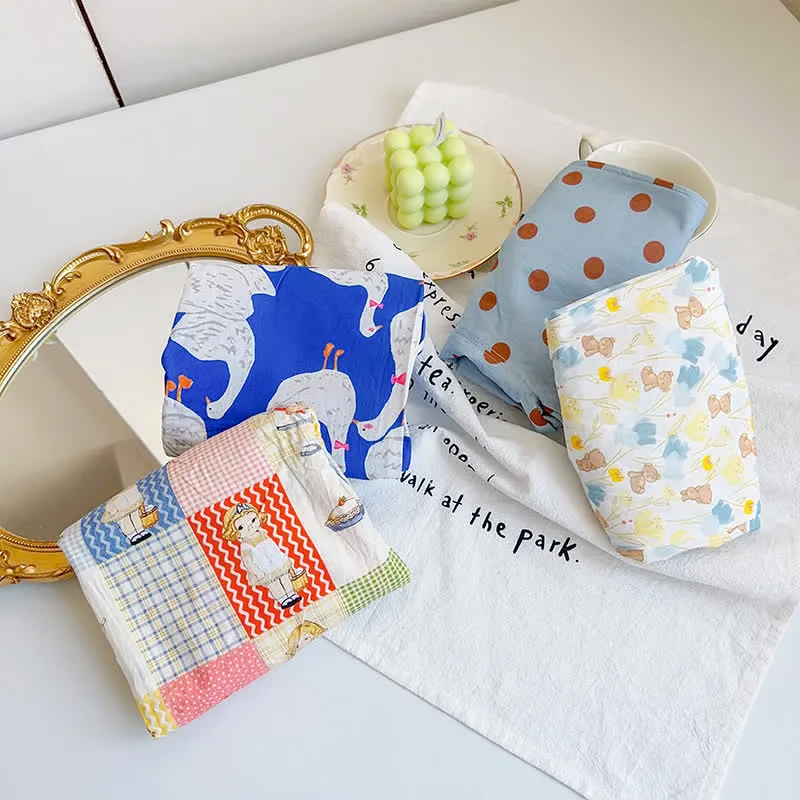 Baby Loose Duck Bear Dots Plaid Pants