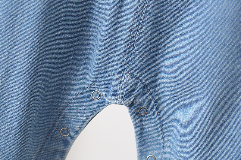 Baby Allover Denim Blue Overalls