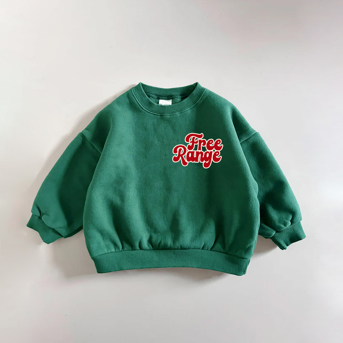 FREE RANGE Baby Toddler Green Sweatshirt
