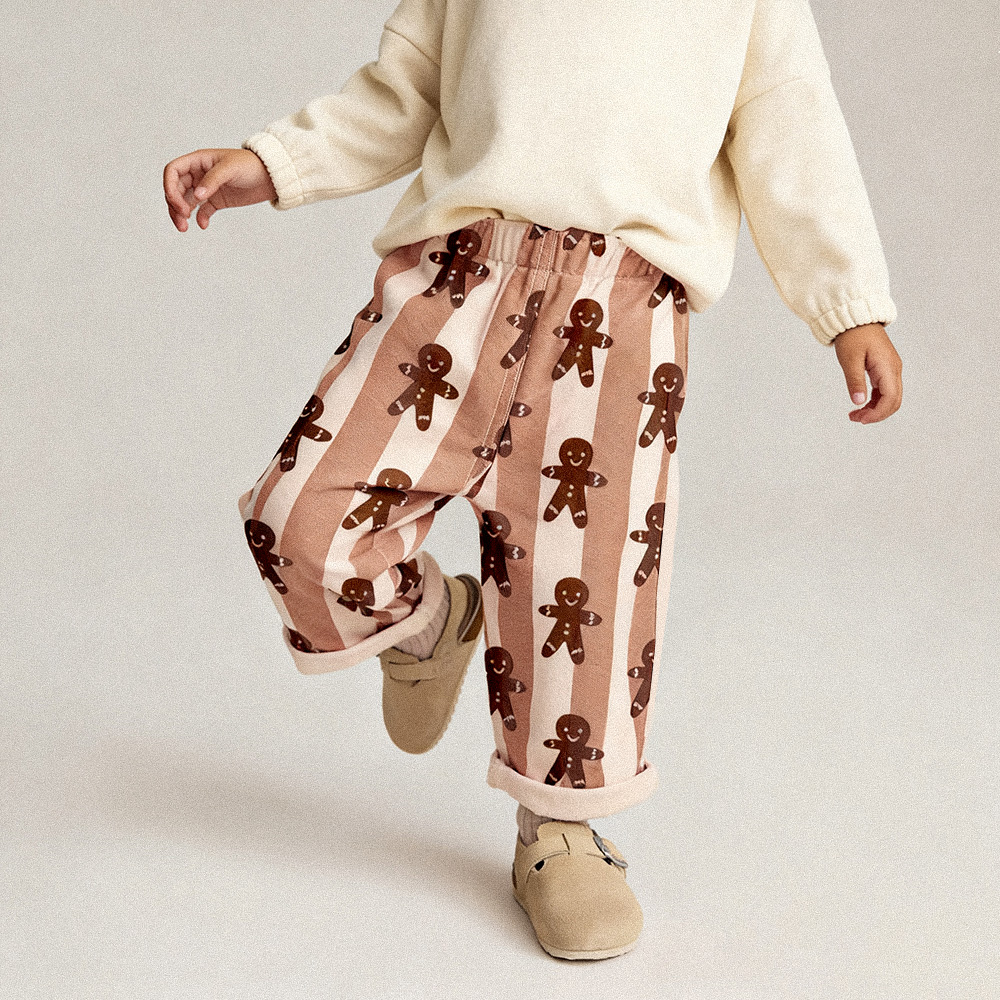 Baby & Kids Gingerbread Stripe Pants