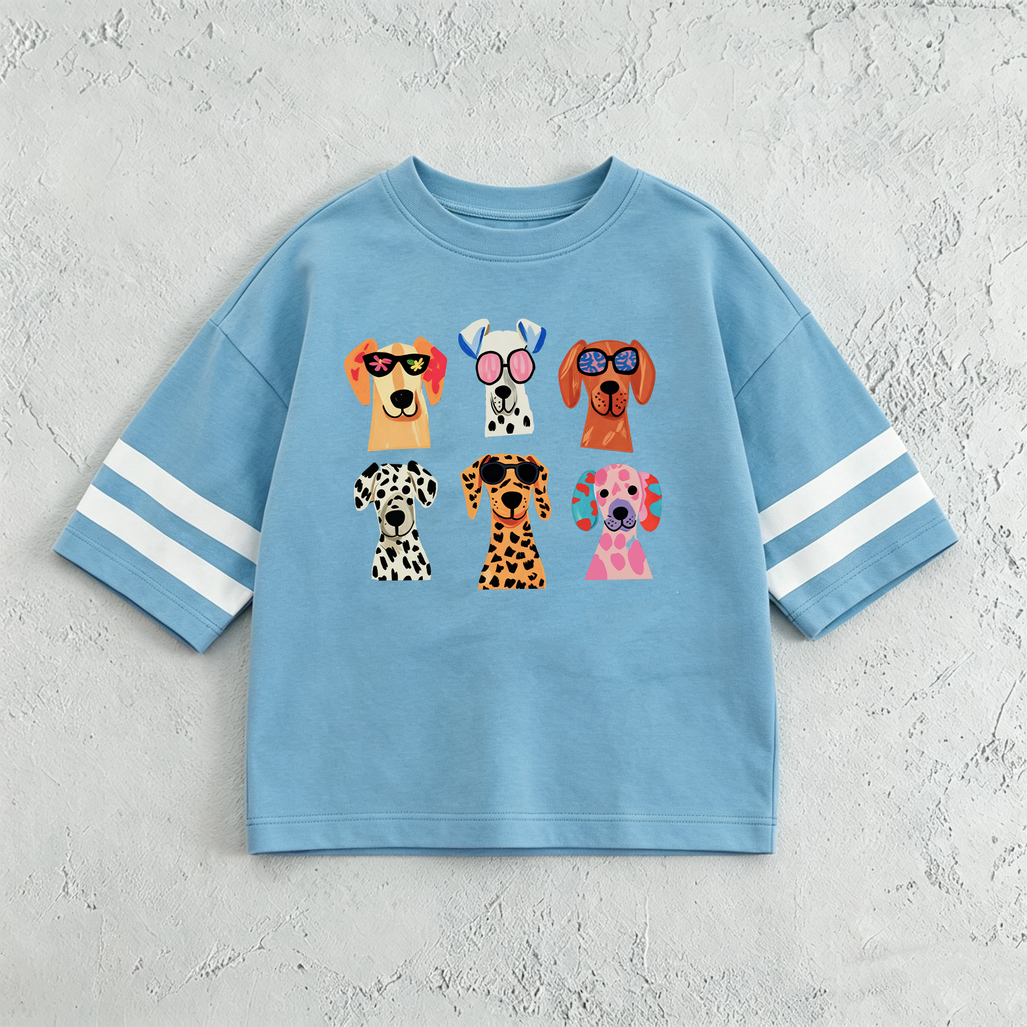 Baby & Kids Dogs Print T-Shirt (6M-12Y)