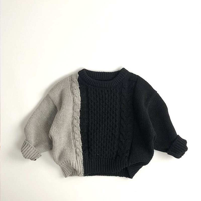 Toddler Twist Color Block Sweater