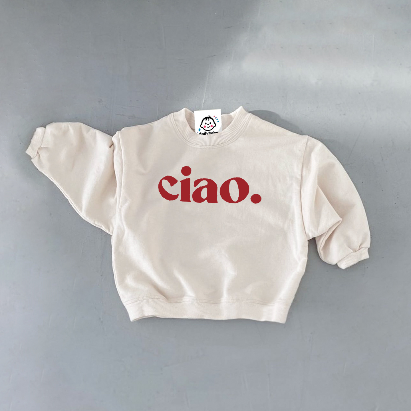 CIAO Baby White Sweatshirt