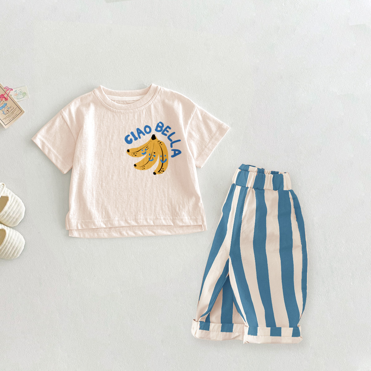 CIAO BELLA Baby Toddler Bananas 2 Piece Set