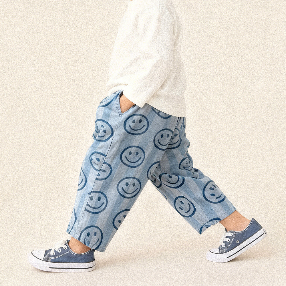 Baby & Kids Smiley Stripe Jeans