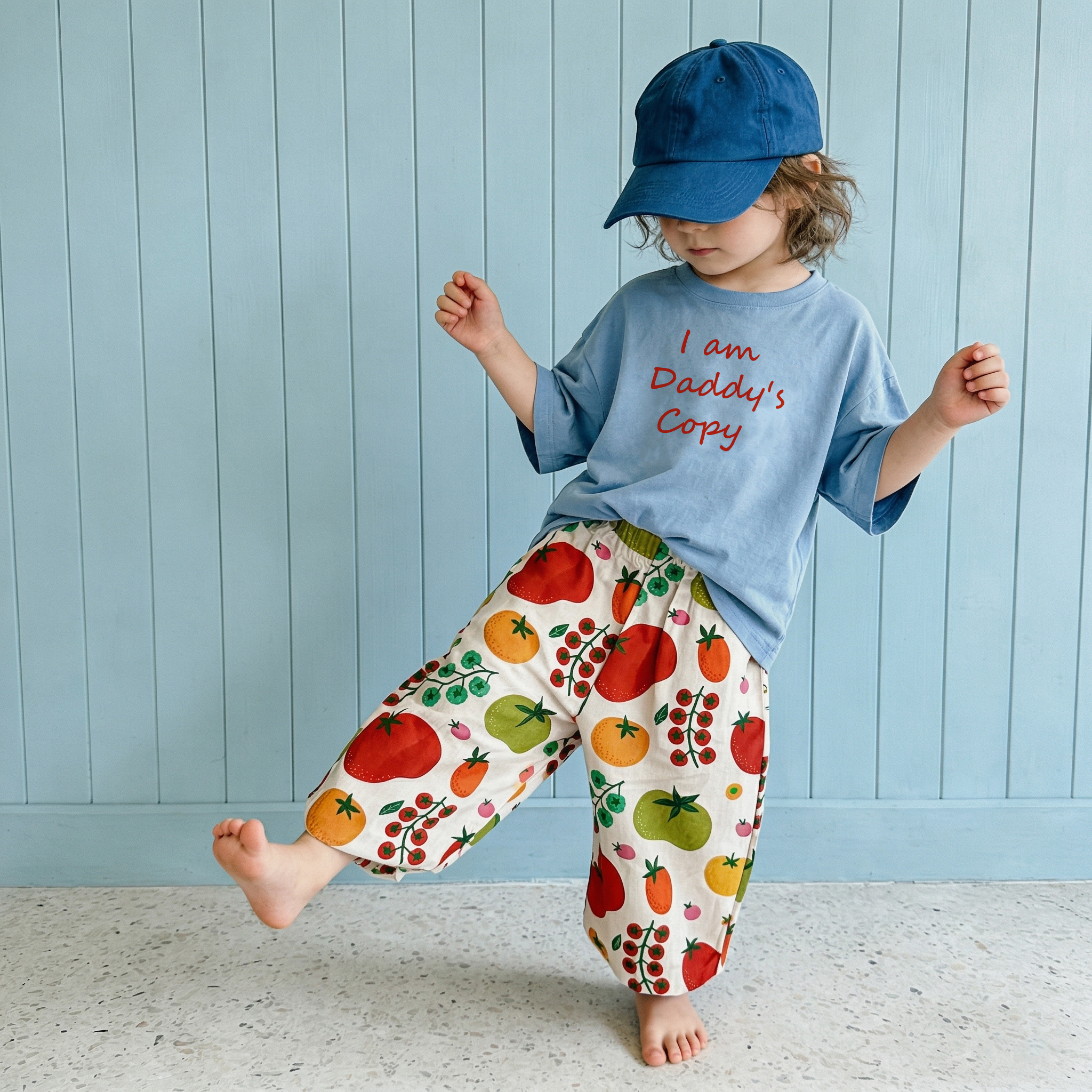 Baby & Kids Colorful Tomatoes Print Pants