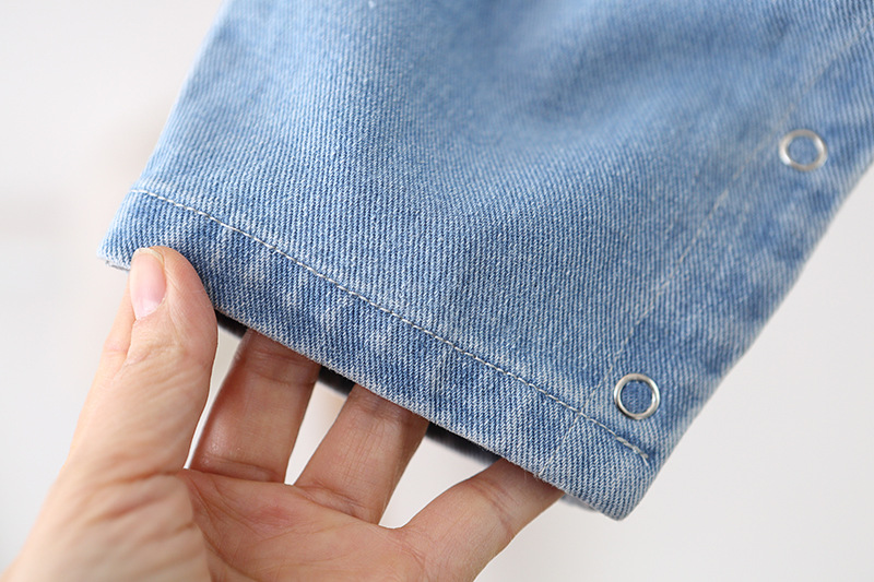 Baby Denim Blue Romper