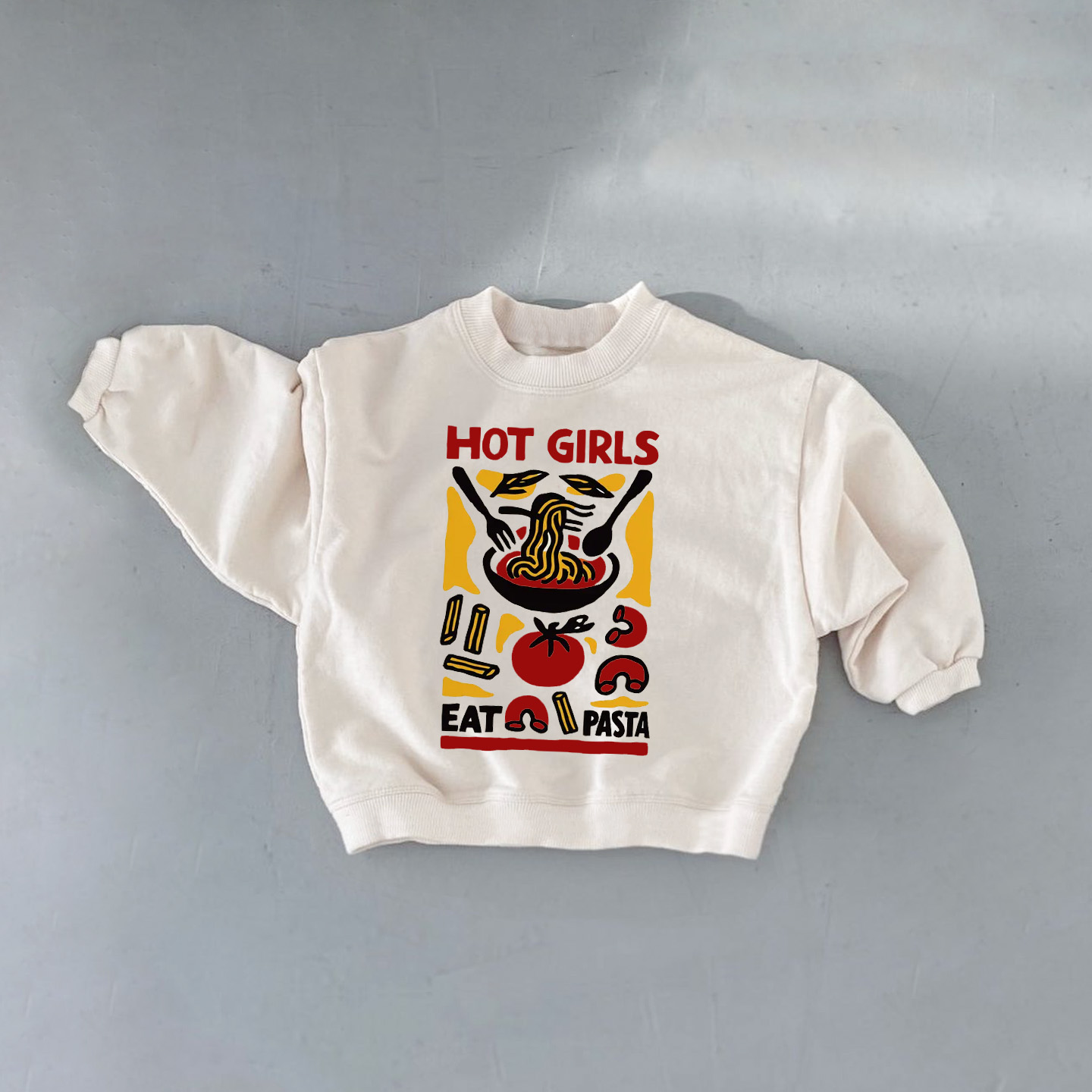 HOT GIRLS EAT PASTA Baby Sweatshirt