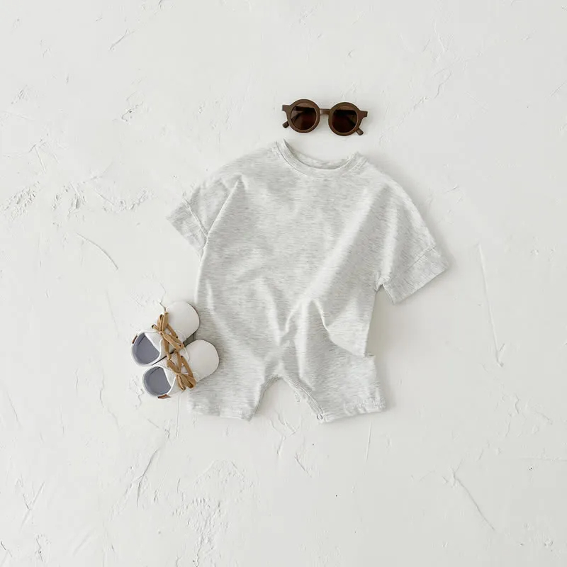 Baby Solid Color Causal Romper