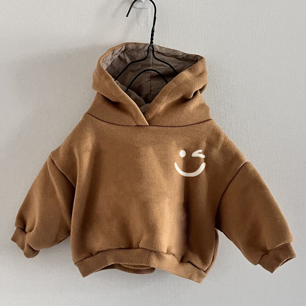 Baby & Kids Smiley Hooded sweatshirt