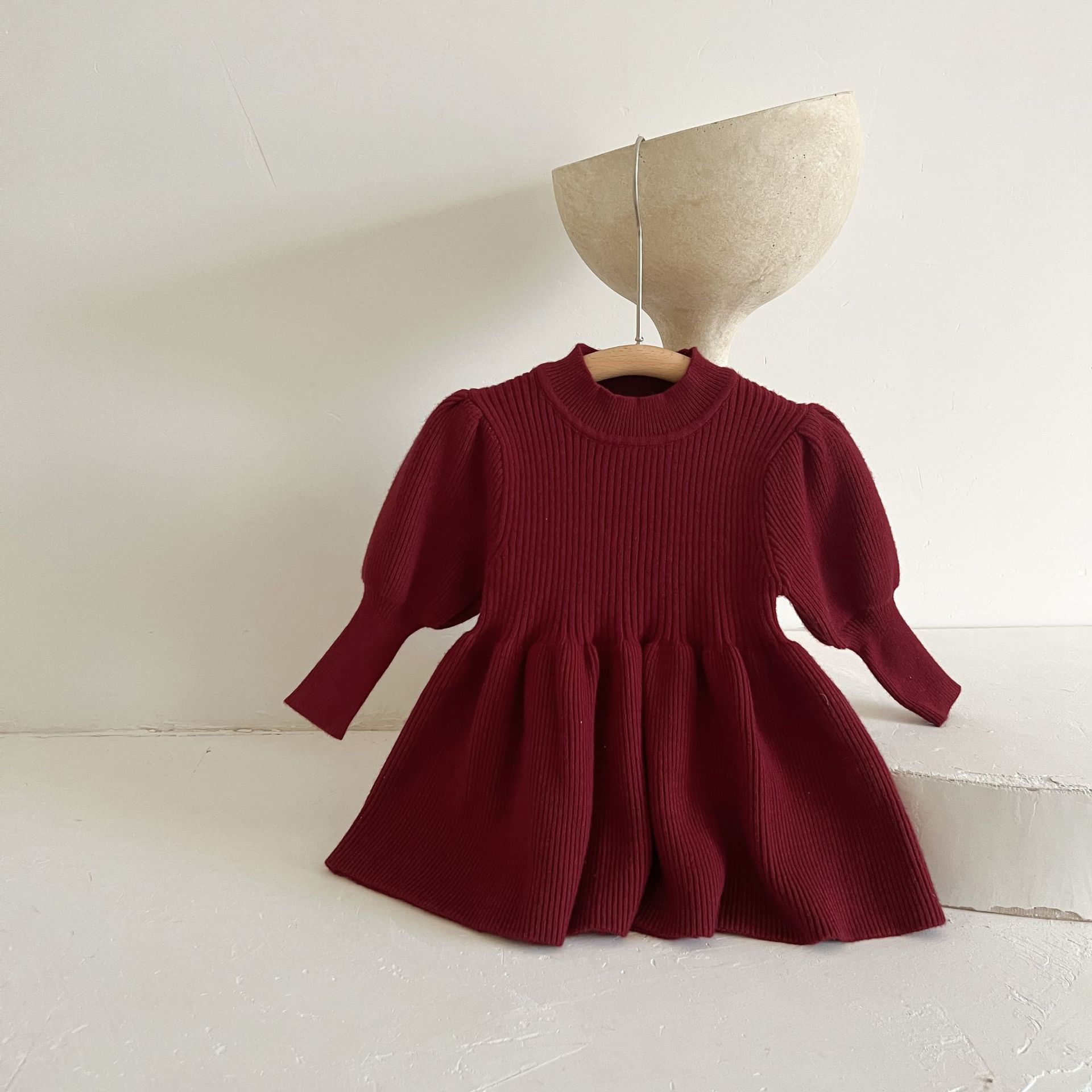 Baby Toddler Girl 2 Piece Puff Sleeves Dress