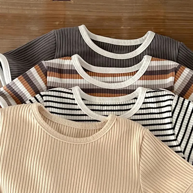 Baby 2-Piece Lovely Striped Basic Set