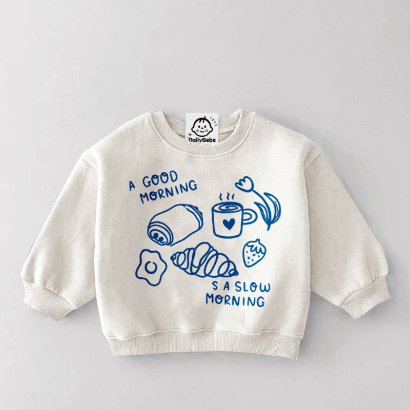 GOOD MORNING Baby & Kids Foods Sweatshirt