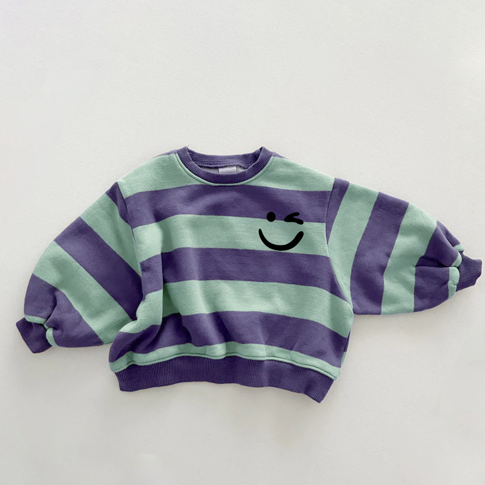 [Copy]Baby & Kids Stripe Sweatshirt