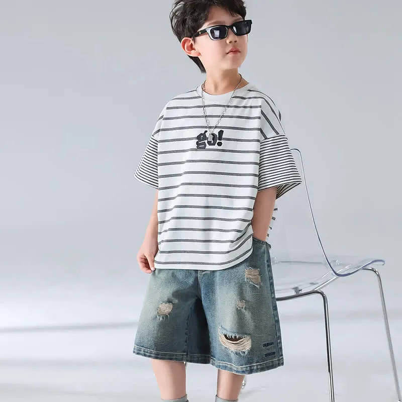 Toddler Kid Fashion Denim Ripped Shorts