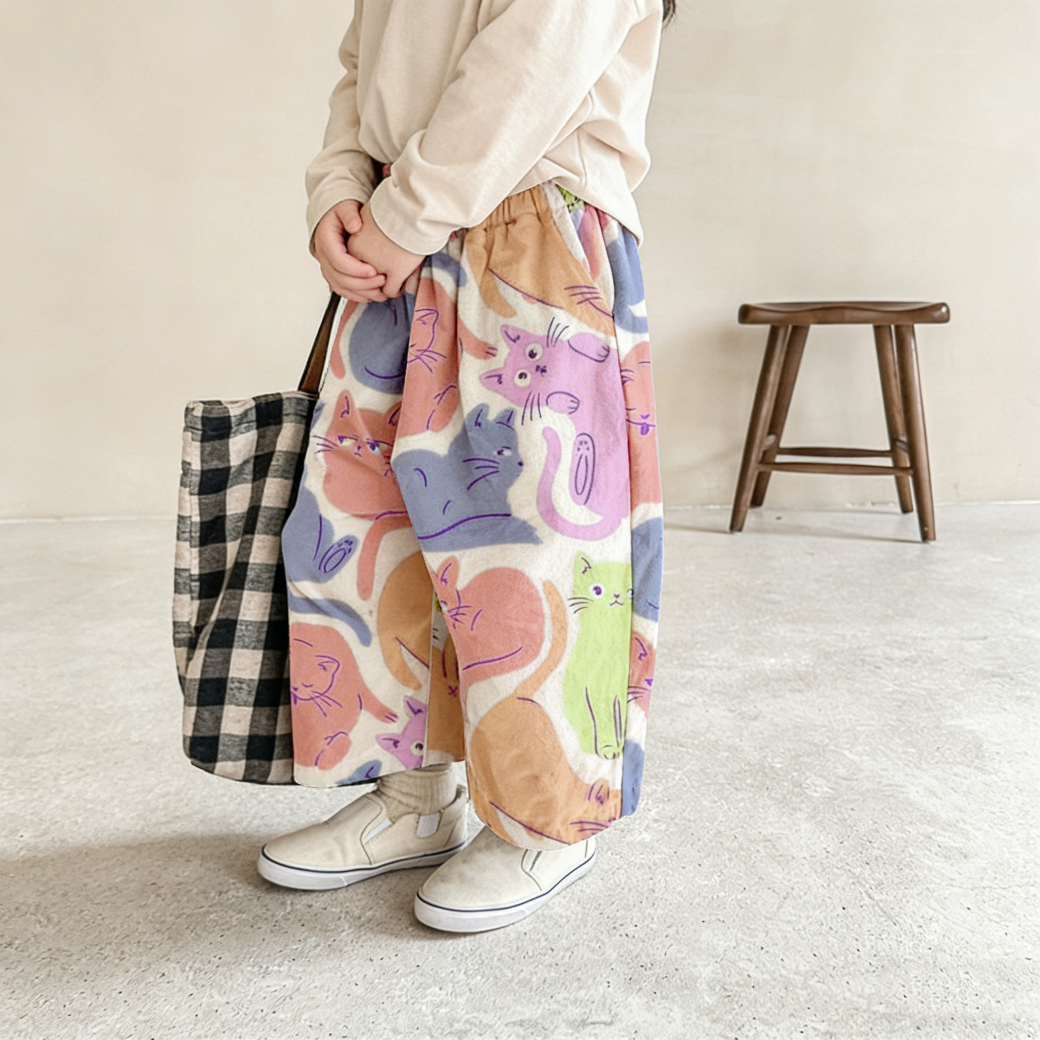 Baby & Kids Cats Print Pants