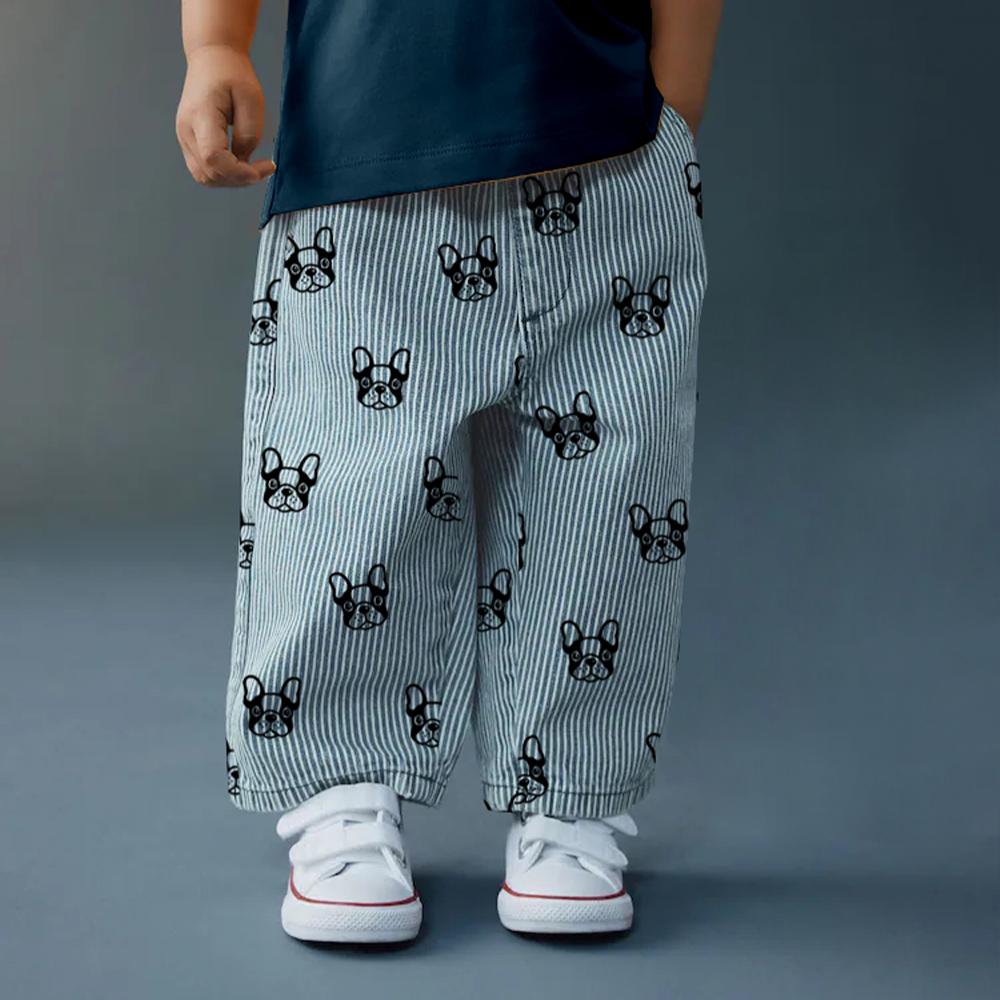 Baby & Kids Dog Stripe Pants