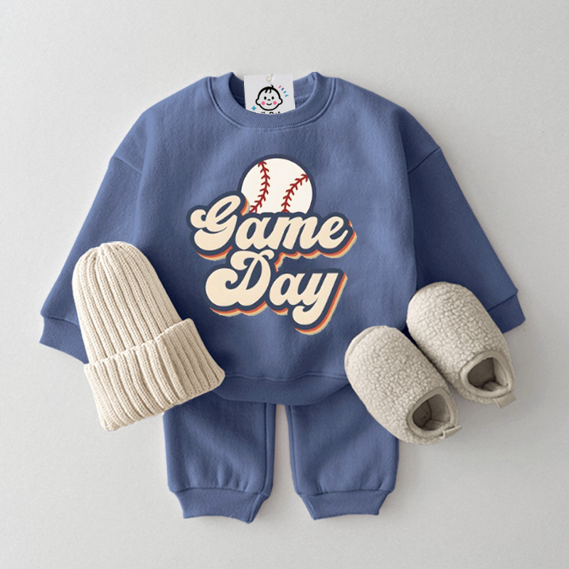 GAME DAY Baby 2 Pieces Slogan Sets