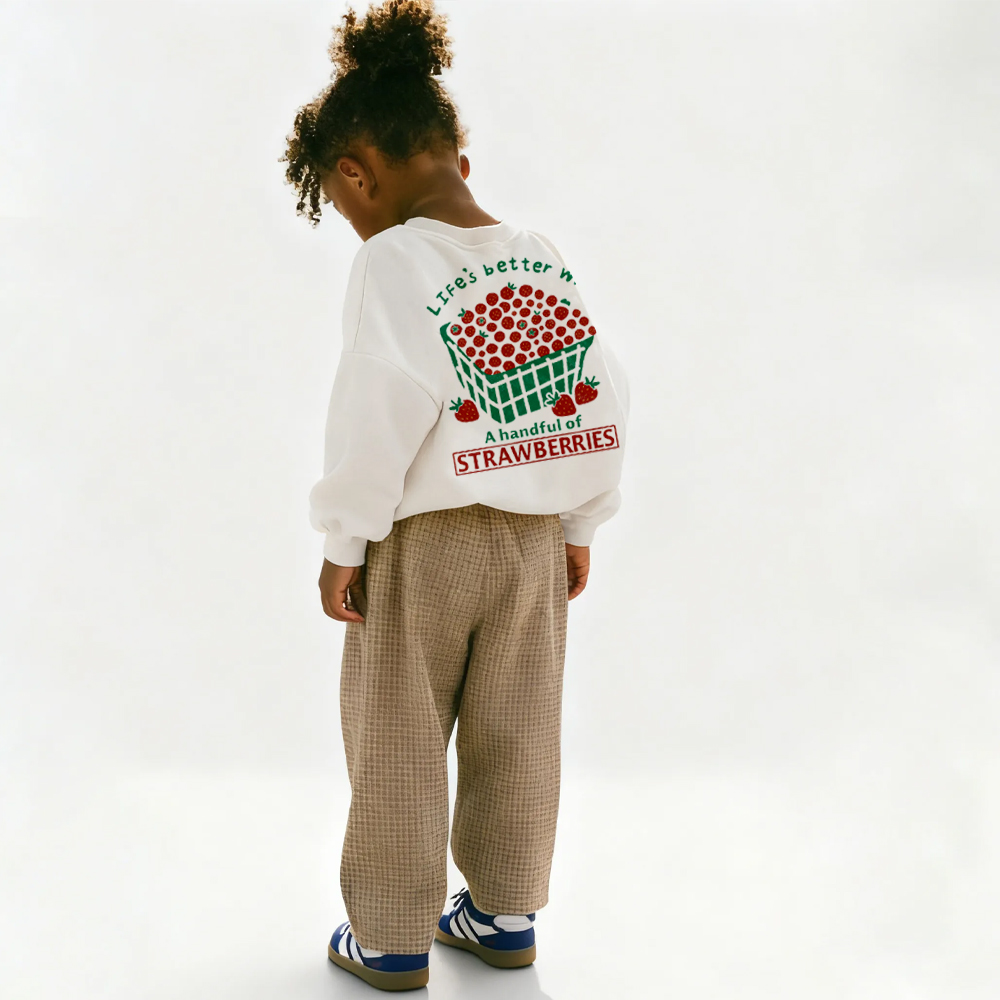 STRAWBERRY Baby & Kids Pattern Sweatshirt
