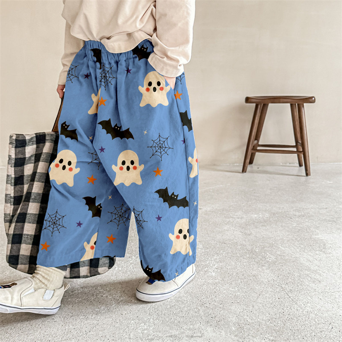 Baby & Kids Ghost Bat Pattern Pants