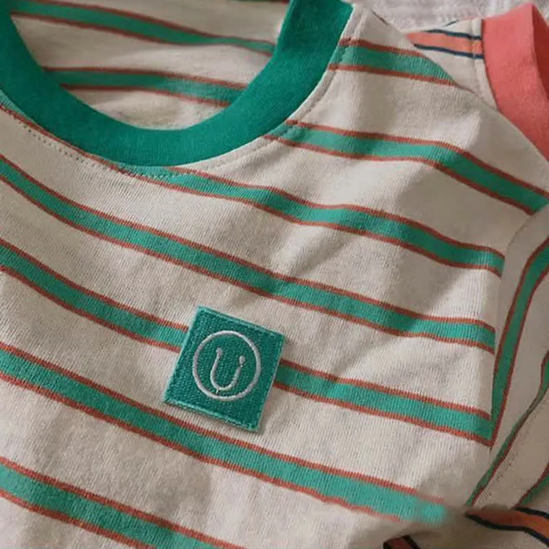 Toddler Contrast Color Stripe T-Shirt