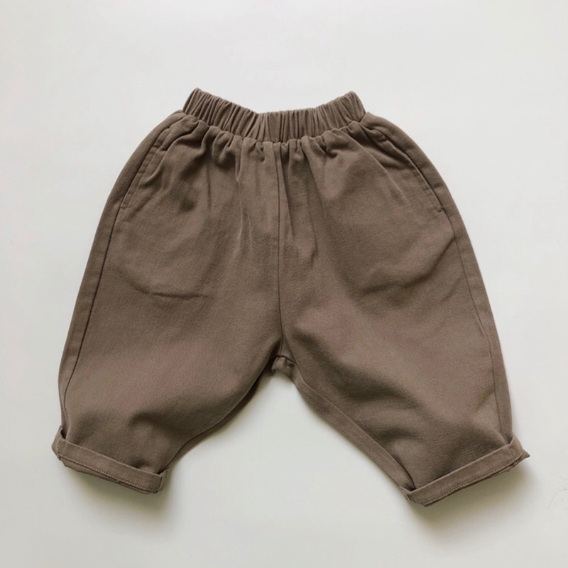 Toddler Casual Simple Pure Color Pants