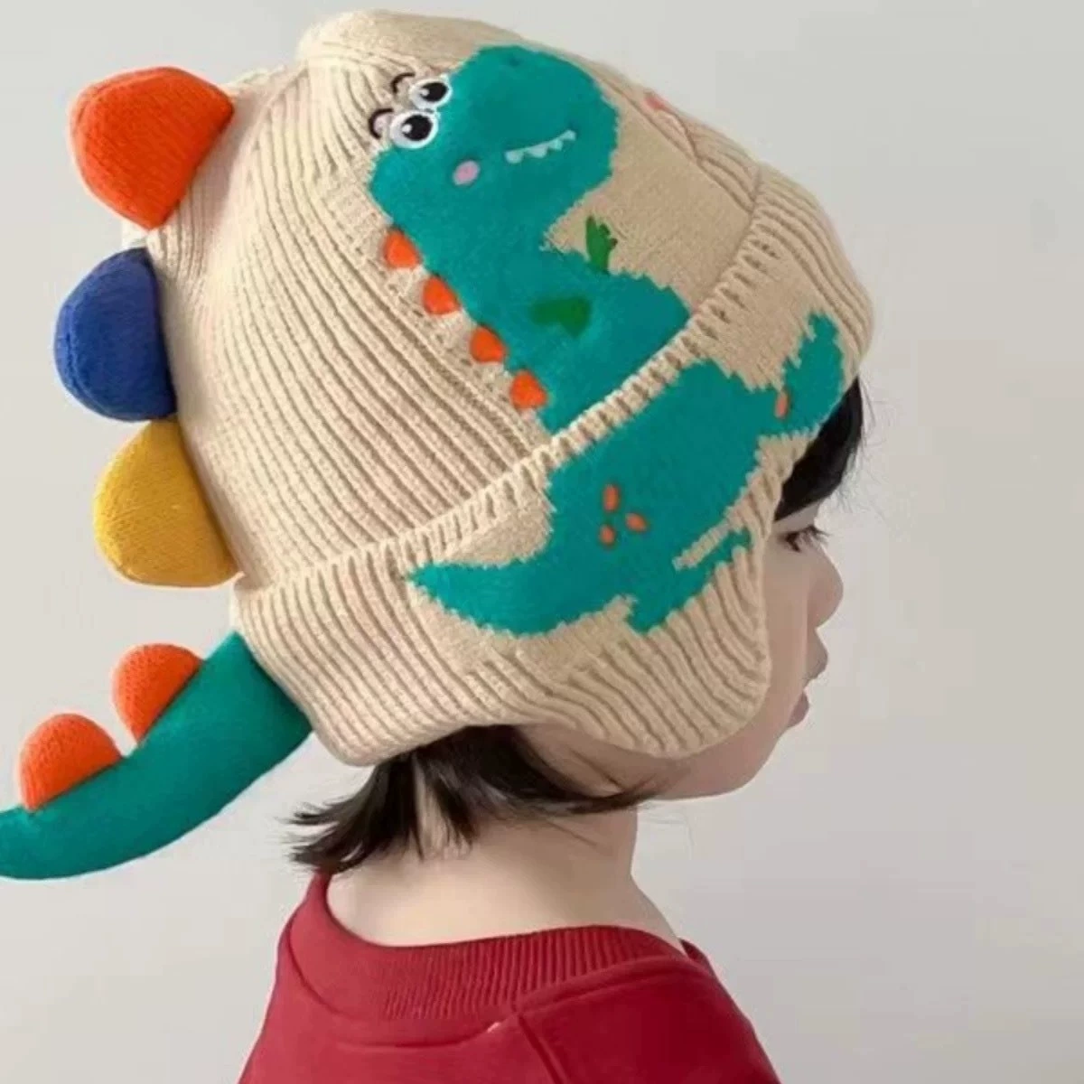 Baby Dinosaur Ear and Neck Protection Beanie