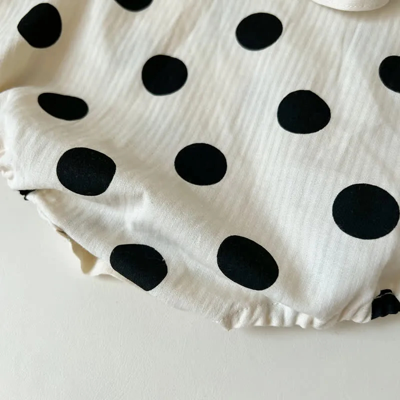 Baby Polka Dot Pocket Overalls